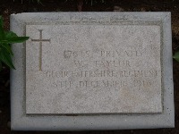 Struma Military Cemetery - Taylor, W